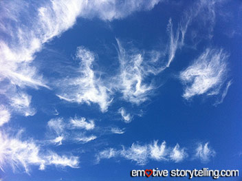 The clouds can be used for storytelling introductions