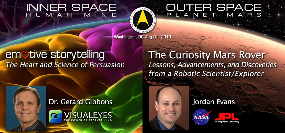 Dr. Gerard Gibbons CEO Visual Eyes Inc. & Jordan Evans JPL / NASA present at Society of Laparoendoscopic Surgeons.