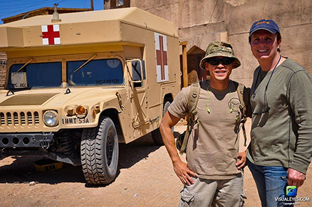 Thom Tran and Dr. Gerard Gibbons U.S. Army National Training Center - Ft. Irwin, CA