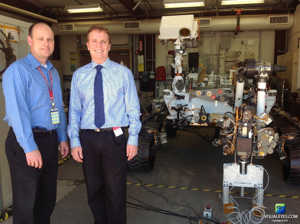 Jordan Evans, NASA/JPL and Dr. Gerard Gibbons, Visual Eyes Inc.